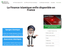 Tablet Screenshot of lafinanceislamique.com